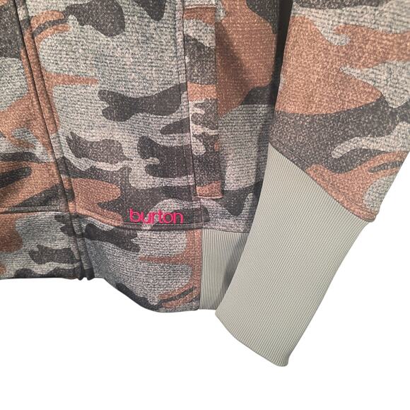 Burton DryRide Colombo Camo Full Zip Hoodie • Women M - Picture 8 of 10